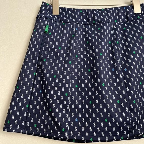 Ralph Lauren RLX Pineapple Golf Printed A-Line Skirt Skort - Picture 10 of 10